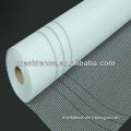 White fiberglass mesh cloth in store
